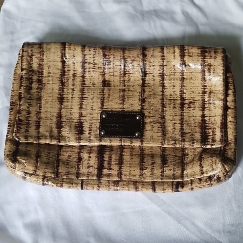 Dolce & Gabbana Vintage Miss Lexington Water Eel Clutch
